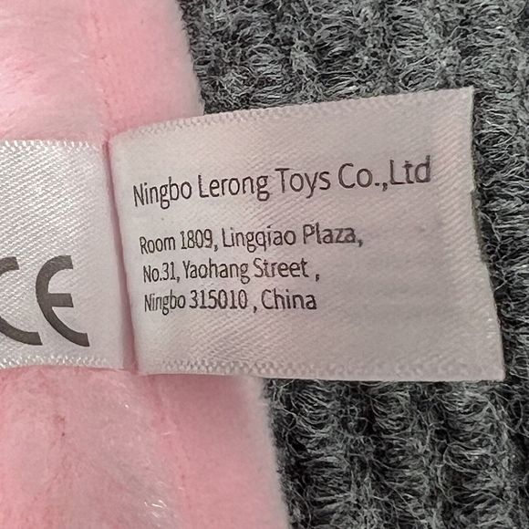 Apricot Lamb Lovey Security‎ Blanket Pink Bunny 13x13 Stuffed Animal Toy Plush - Picture 12 of 16